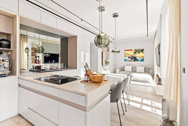 Appartement 3 pièces rénové à la Condamine libre de loi - 2